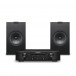 Marantz PM6007 Amp, Black & KEF Q150 Speakers, Black Hi-Fi Package