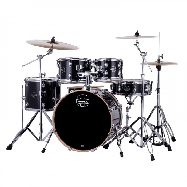 Mapex Venus 20'' 5pc Drum Kit, Black Galaxy Sparkle