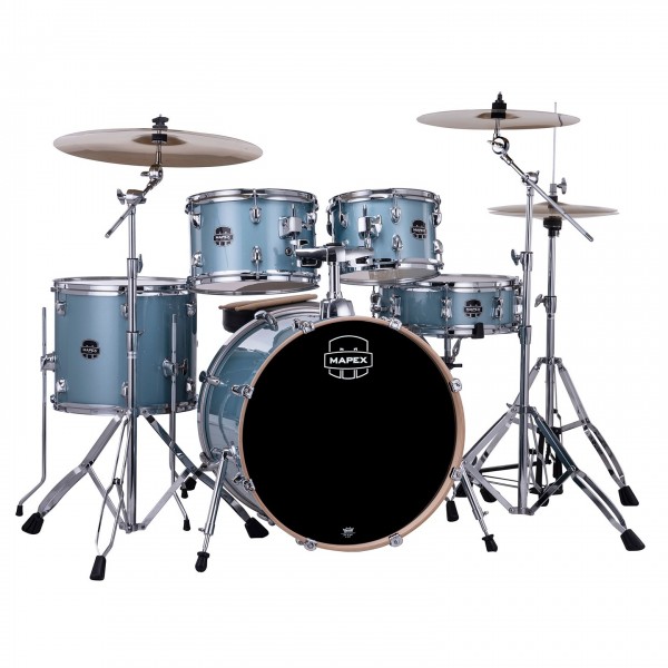 Mapex Venus 20'' 5pc Drum Kit, Aqua Blue Sparkle