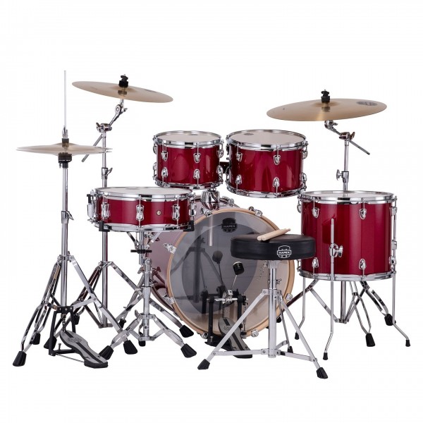 Mapex Venus 20'' 5pc Drum Kit, Crimson Red Sparkle