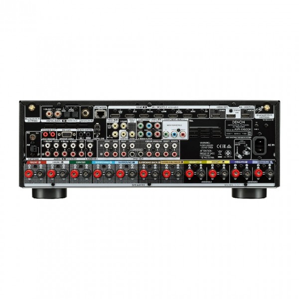 Denon AVR-X4500H 9.2 Channel AV Receiver, Silver at AV.com