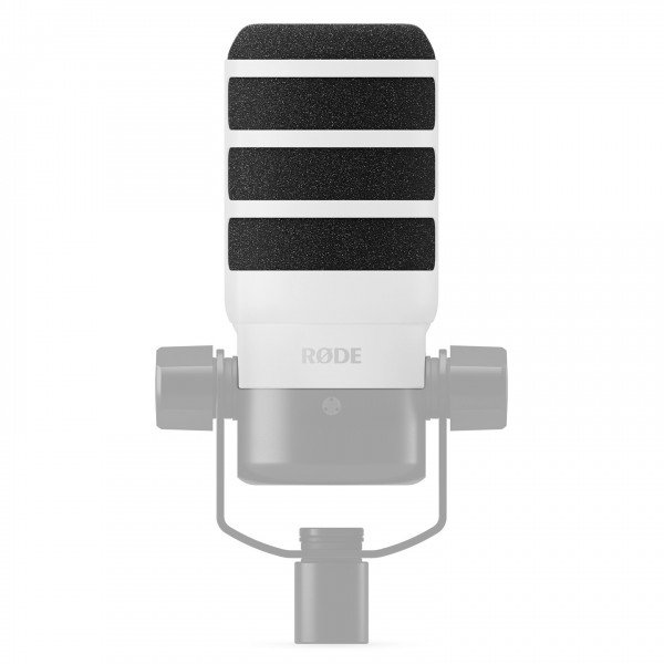 Rode WS14 Pop Shield for PodMic/PodMic USB, White - Mount (Mic Mount and Mic Not Included)