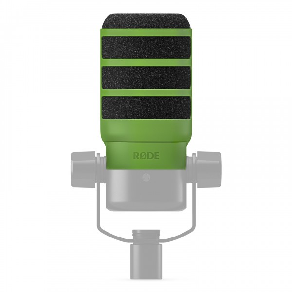 Rode WS14 Pop Shield for PodMic/PodMic USB, Green - Mount (Mic and Mount Not Included)