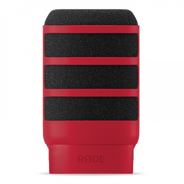 Rode WS14 Pop Filter for PodMic and PodMic USB, Red - Main