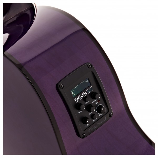 Tanglewood TA4CE Azure Super Folk Electro Acoustic, Foxglove Purple