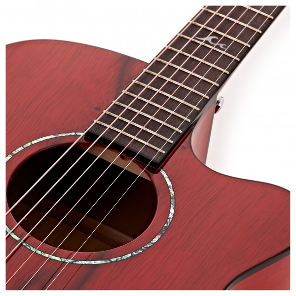 Tanglewood TA4CE Azure Super Folk Electro Acoustic, Shimmering Red