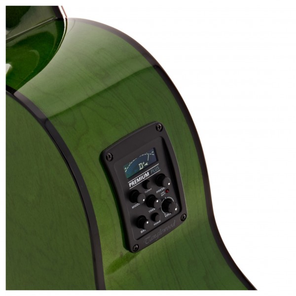 Tanglewood TA4CE Azure Super Folk Electro Acoustic, Aurora Green