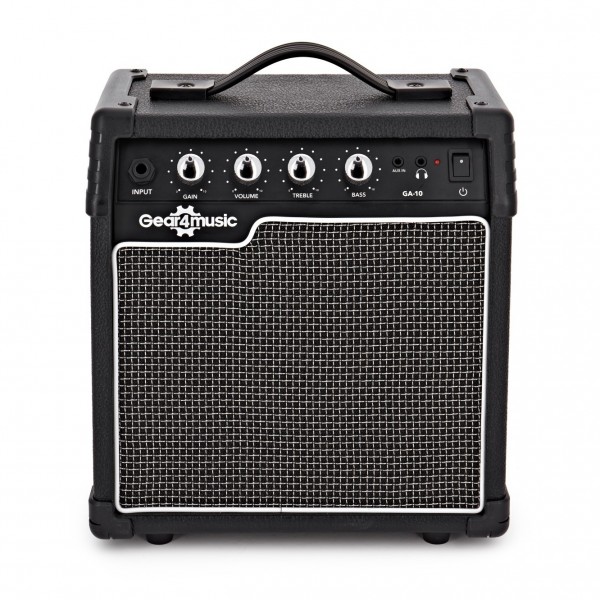 LA Electric Guitar 10W Amp Pack, Seafoam Green