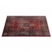 Drum n Bass Vintage Persian Stage Drum Rug, Original Red