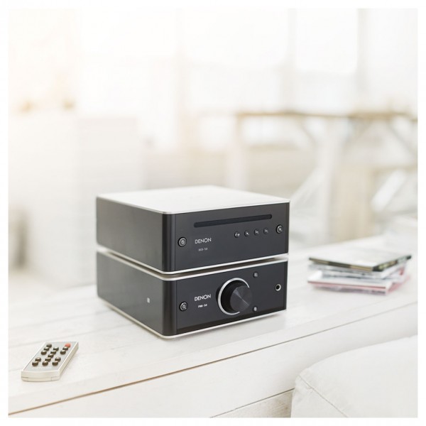 Denon PMA-50 Compact Stereo Amplifier, Black / Silver at AV.com