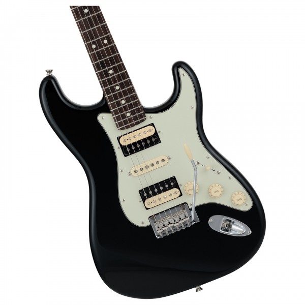 Fender 2024 Collection MIJ Hybrid II Stratocaster HSH, Black at