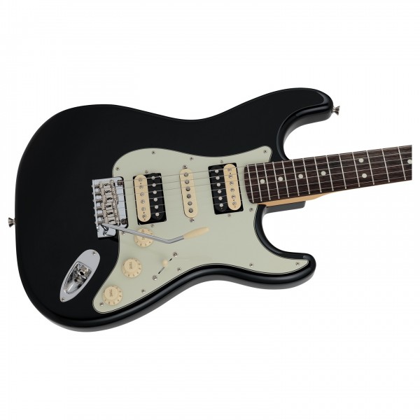 Fender 2024 Collection MIJ Hybrid II Stratocaster HSH, Schwarz