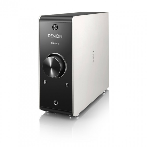 Denon PMA-60 Compact Stereo Amplifier, Black / Silver at AV.com
