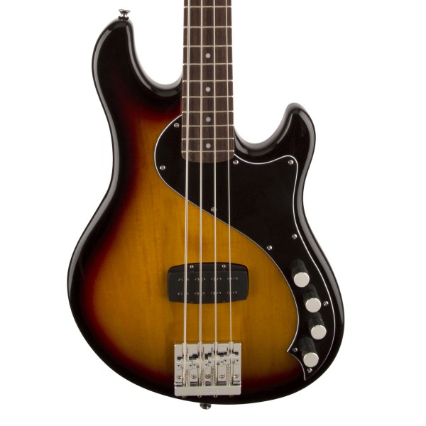 Squier by Fender Deluxe Dimension Bass IV, 3-Color Sunburst at