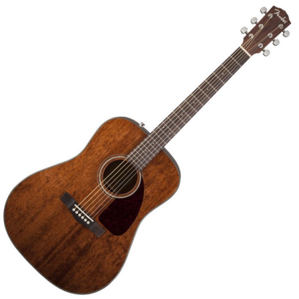 Fender CD-140S Acoustic Guitar, All Mahogany