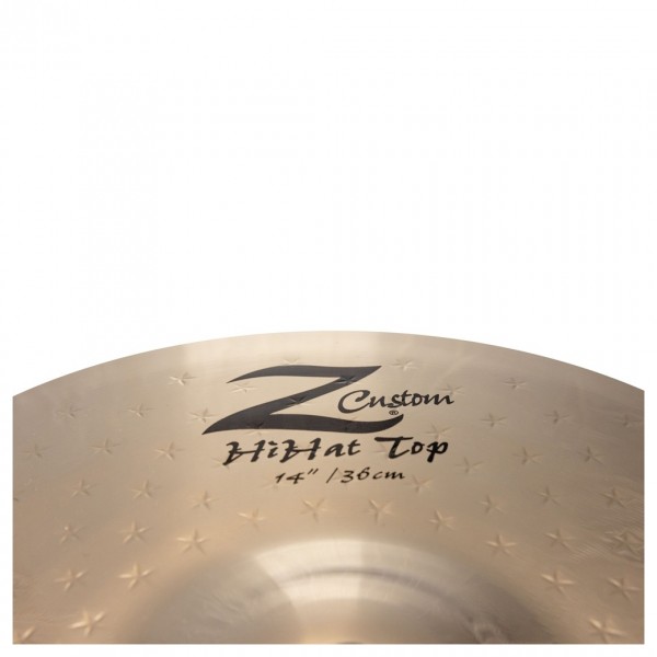 Zildjian Z Custom 14" Hi Hats - Top HH Detail