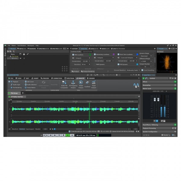 Steinberg WaveLab Pro 12 - Visual Analysis