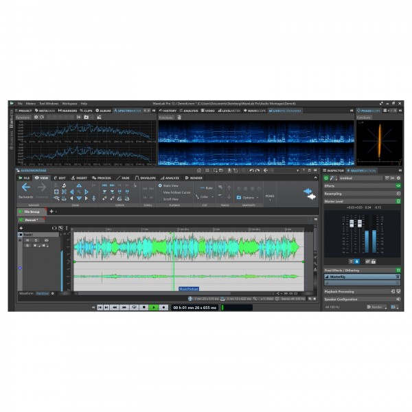 Steinberg WaveLab Pro 12, Boxed - Audio Montage