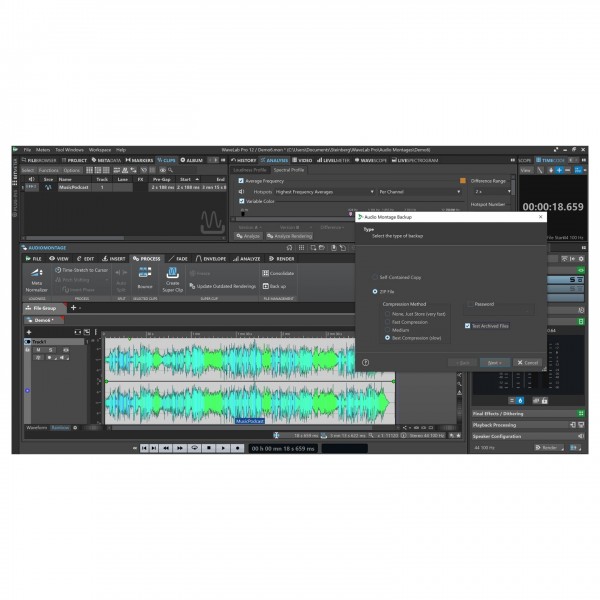 WaveLab Pro 12 - Boxed Copy - Zip Backup