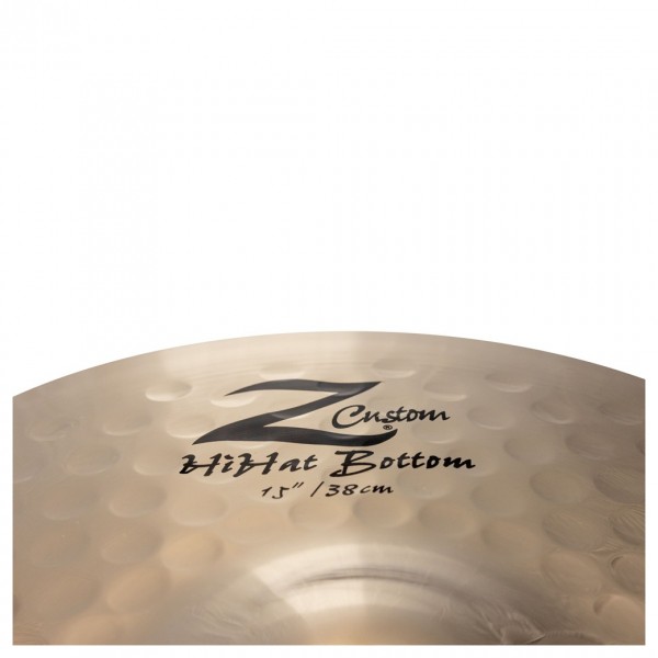 Zildjian Z Custom 15" Hi Hats - Bottom Detail