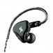 Stagg 3 Driver Sound-Isolating In-Ear Monitors, Black
