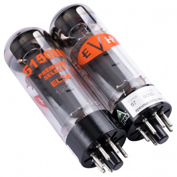 EVH EL34 Tube Kit, Pair (2) angle