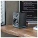 FiiO SP3 Active Desktop Speakers, Black Lifestyle View 2