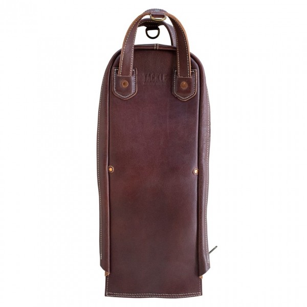 Tackle Modular Leather Stick Case, Brown - Closed