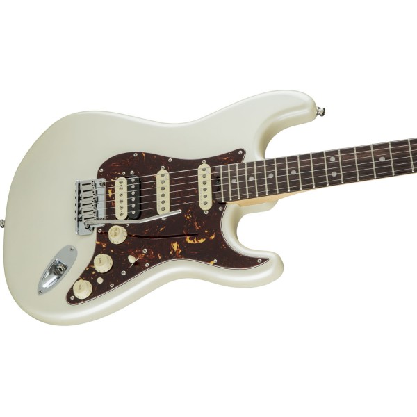 Fender American Elite Stratocaster, HSS Shawbucker RW, Olympic Pearl