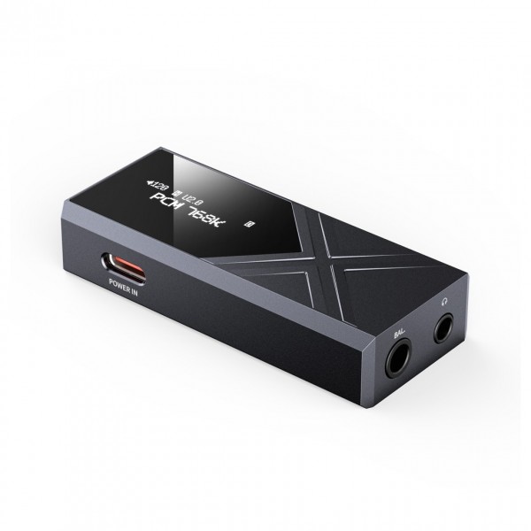FiiO KA17 DAC and Headphone Amp, Black - Flat