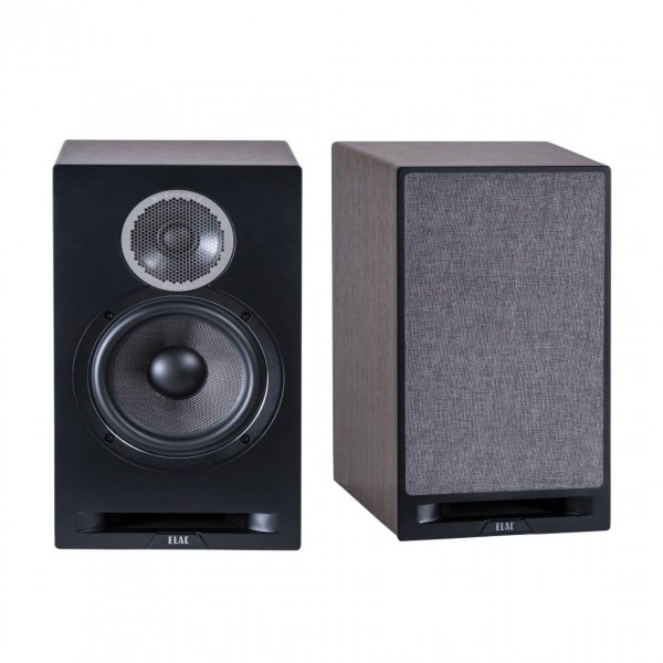 ELAC Debut Reference Dark Walnut Bookshelf Speakers