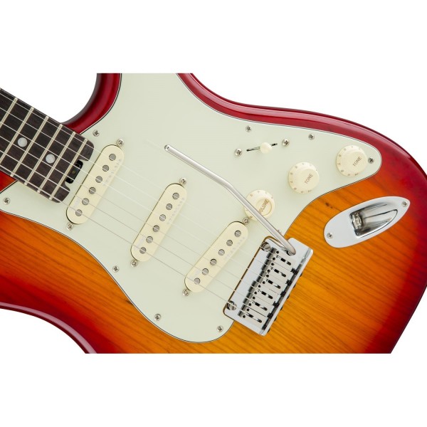 Fender American Elite Stratocaster, RW, Aged Cherry Burst