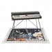 Medium-sized stage rug ideal for home setups - Keyboard Example