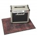 Drum N Base Vintage Persian Pedal & Amp Series Rug, Red & Black - Amp Example