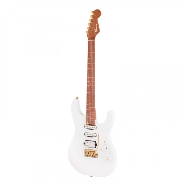 Charvel Pro Mod DK24 HSS 2PT CM, Snow White | Gear4music