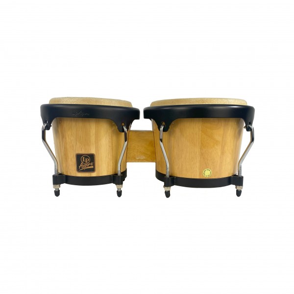 LP Aspire Wood Bongos, Natural - Secondhand at Gear4music