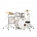 Pearl Export EXX 22''-Am.-Fusion-Drumset mit Gratis-Drummersitz, Slipstream White