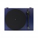 Pro-Ject Debut Carbon Evo Turntable, Satin Steel Blue Front View