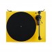 Pro-Ject Debut Carbon Evo Turntable, Yellow Front View