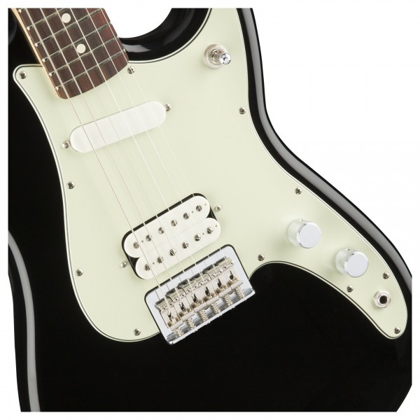 Fender Duo-Sonic HS Electric Guitar, RW, Black at Gear4music