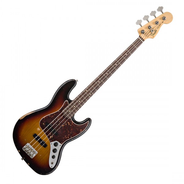 Fender Road Worn 60s Jazz Bass, RW, 3 Colour Sunburst