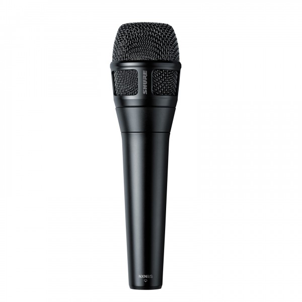 Shure Nexadyne Dynamic Supercardioid Handheld Microphone, Black - Upright