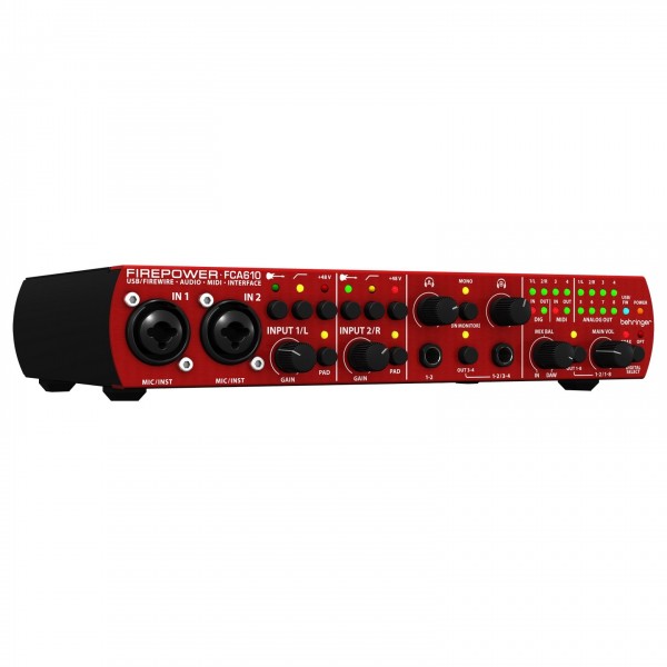 Behringer FCA610 FirePower USB/FireWire audio interface - Front