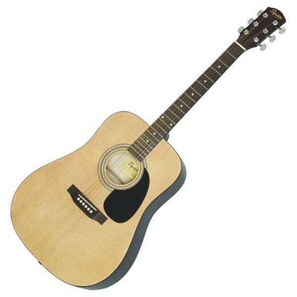 Squier by Fender SA-105 Acoustic Guitar, Natural