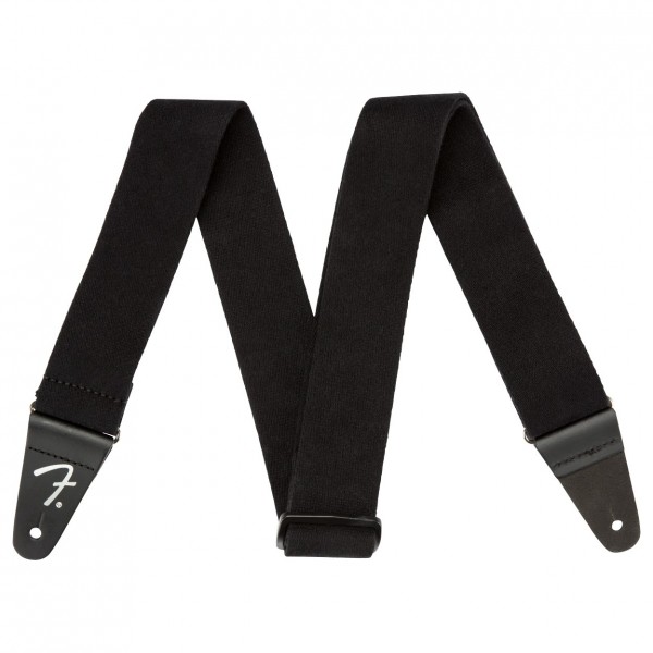 Fender SuperSoft Strap, Black, 2"