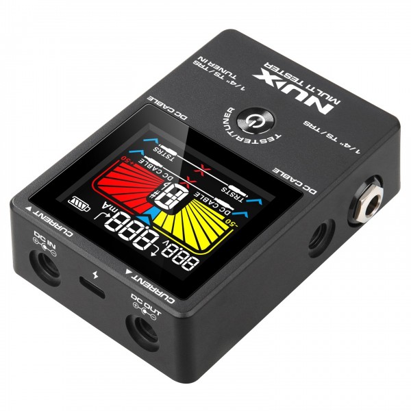Nux Nmt 1 Multi Cable Tester With Inbuilt Tuner At Gear4music Nux Nmt 1 Multi Cable Tester With Inbuilt Tuner At Gear4music