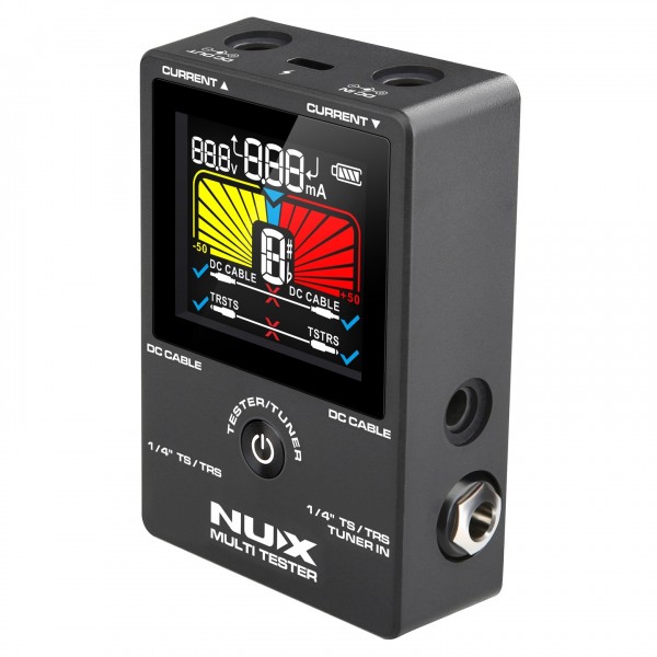 NUX NMT-1 Multi Cable Tester with Inbuilt Tuner - Top, Upright