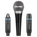 NUX B-3 Plus Mic Bundle - Wireless Microphone System 2.4GHz - Rear
