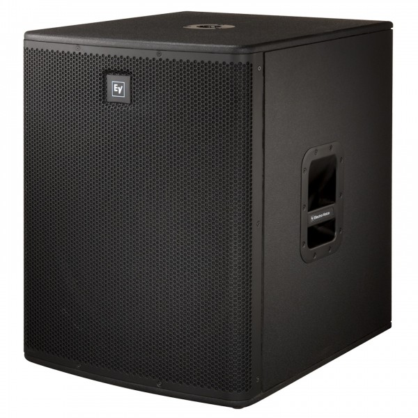 Electro-Voice ELX118P 18" Active Subwoofer, Front Angled Left