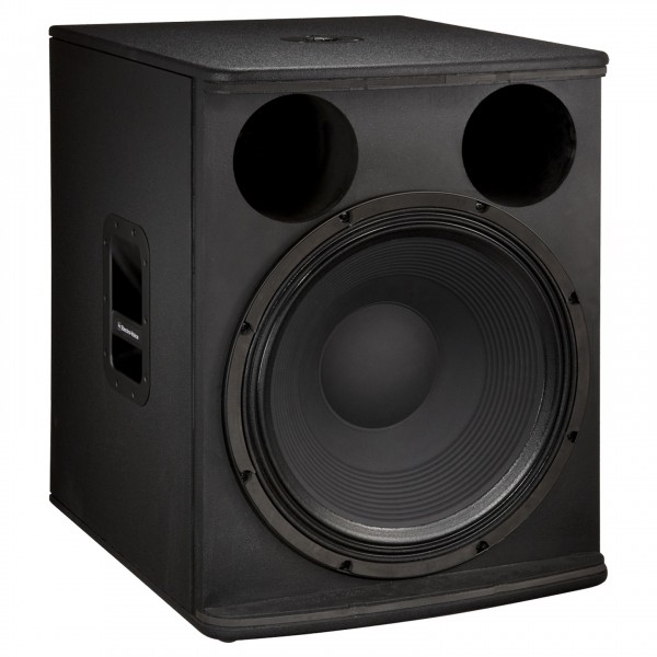Electro-Voice ELX118P 18" Active Subwoofer, Front Angled Right with Grille Removed